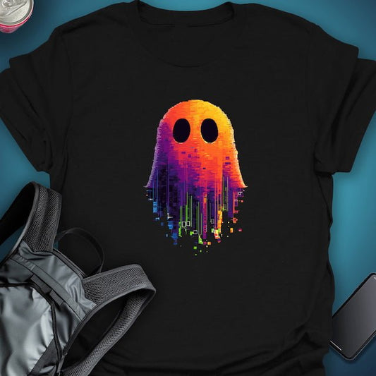 TripTees T-Shirt Haunted Glitch graphic T-shirt – Festival clothing by Triptees