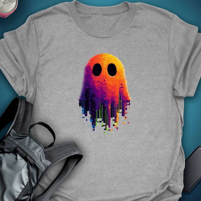 TripTees T-Shirt Haunted Glitch graphic T-shirt – Festival clothing by Triptees