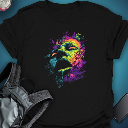 Triptees T-shirt Melted Mindscape graphic T-shirt – Festival clothing by Triptees