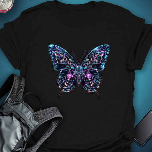 Triptees T-shirt Neon Circuitwing graphic T-shirt – Festival clothing by Triptees