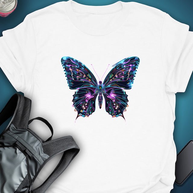 Triptees T-shirt Neon Circuitwing graphic T-shirt – Festival clothing by Triptees