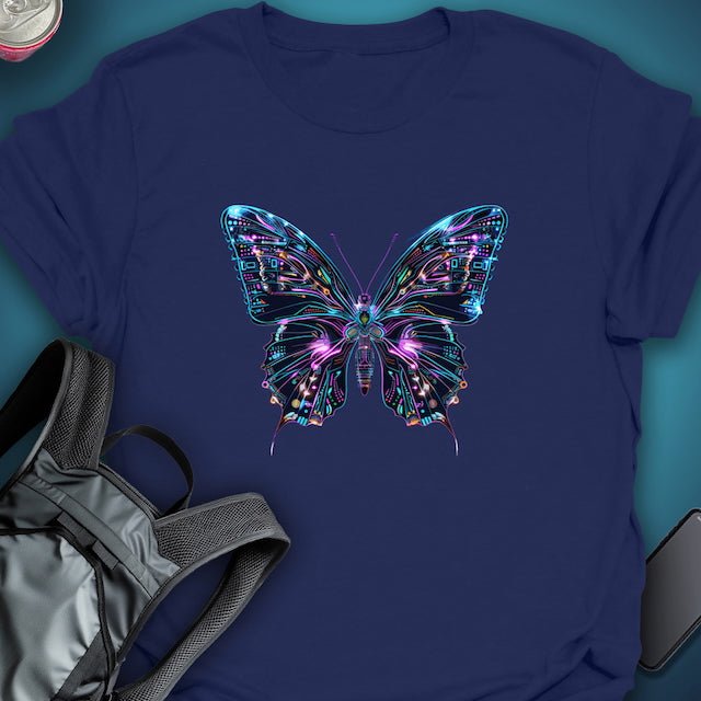 Triptees T-shirt Neon Circuitwing graphic T-shirt – Festival clothing by Triptees