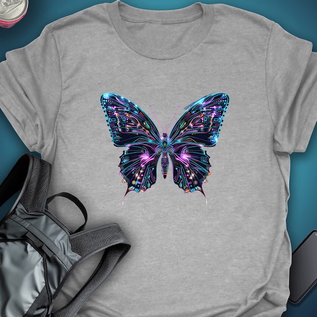 Triptees T-shirt Neon Circuitwing graphic T-shirt – Festival clothing by Triptees