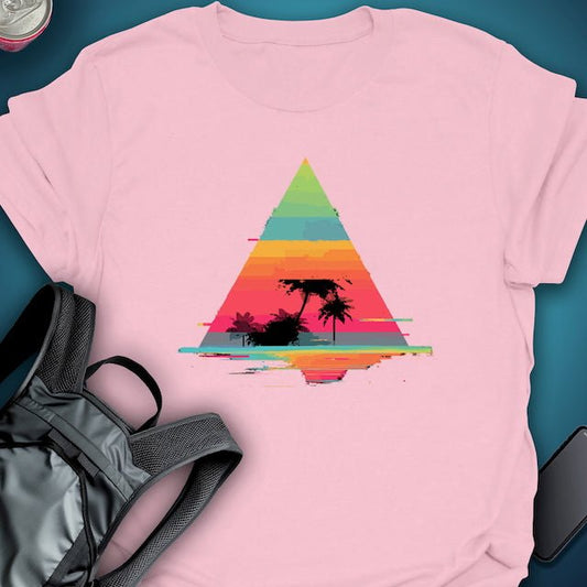TripTees T-Shirt Neon Mirage graphic T-shirt – Festival clothing by Triptees