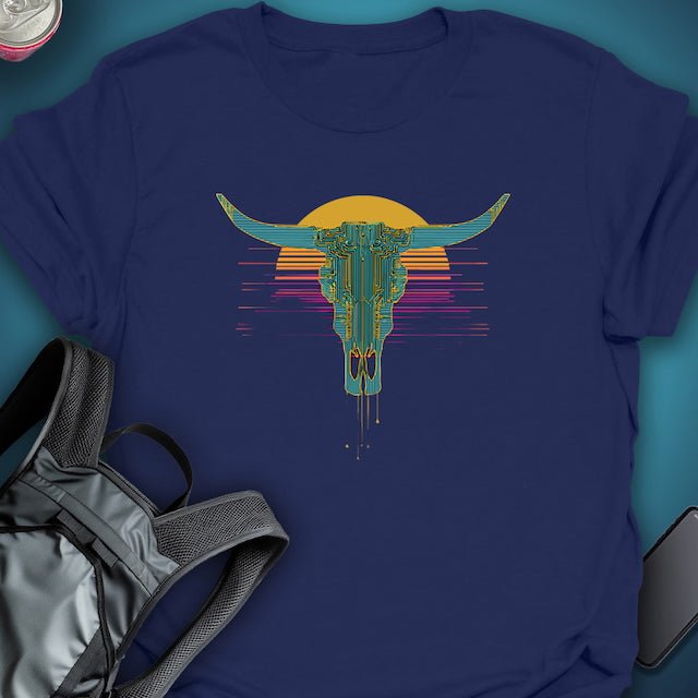 Triptees T-shirt Neon Stampede graphic T-shirt – Festival clothing by Triptees