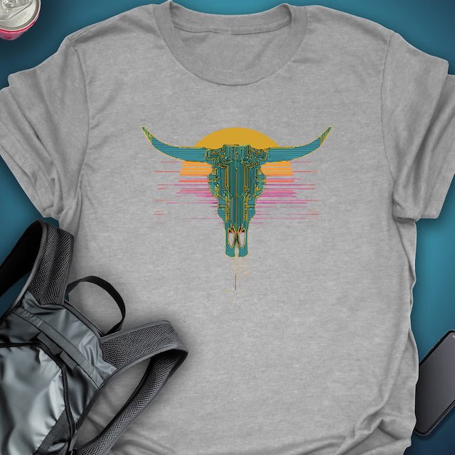 Triptees T-shirt Neon Stampede graphic T-shirt – Festival clothing by Triptees