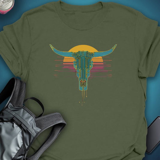 Triptees T-shirt Neon Stampede graphic T-shirt – Festival clothing by Triptees