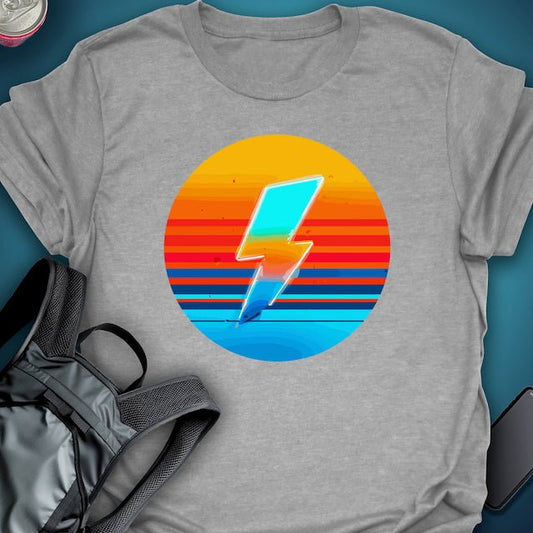 Triptees T-shirt Neon Voltage graphic T-shirt – Festival clothing by Triptees