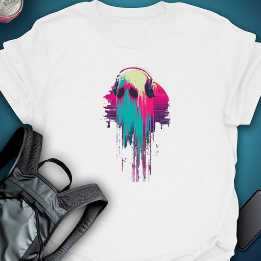 TripTees T-Shirt Phantom Beats graphic T-shirt – Festival clothing by Triptees