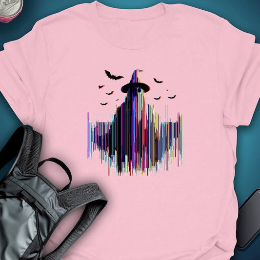 TripTees T-Shirt Witching Glitch graphic T-shirt – Festival clothing by Triptees
