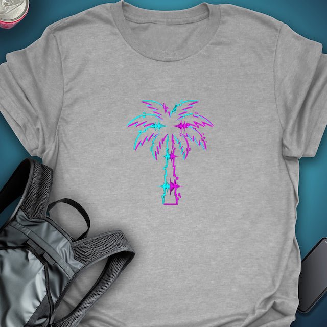 Ultra Palm Pulse graphic T-shirt – Festival clothing by Triptees