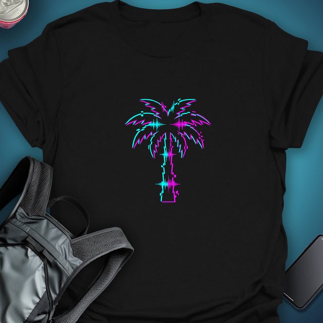 Ultra Palm Pulse graphic T-shirt – Festival clothing by Triptees