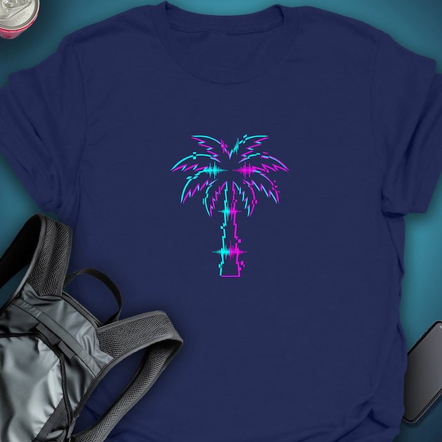Ultra Palm Pulse graphic T-shirt – Festival clothing by Triptees