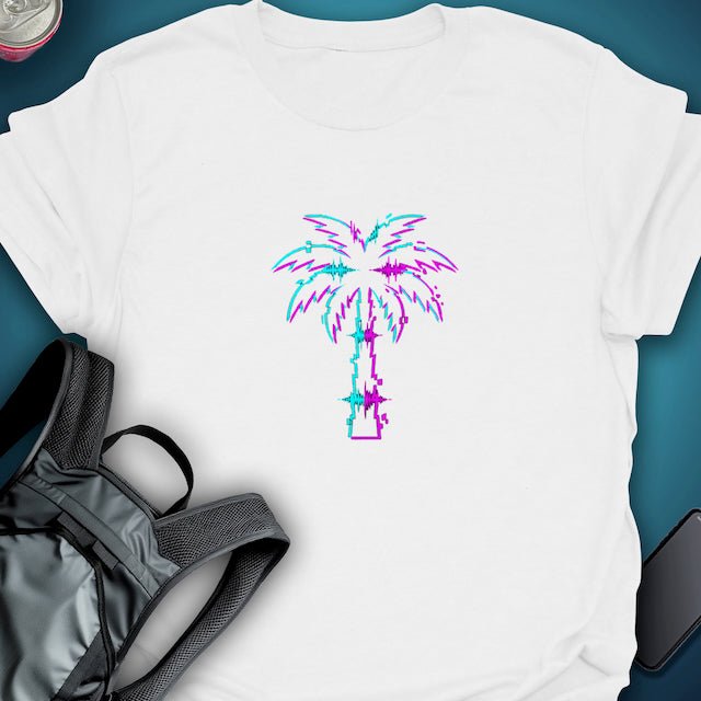 Ultra Palm Pulse graphic T-shirt – Festival clothing by Triptees