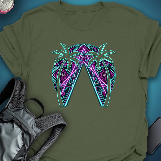 Ultra Palms Gateway graphic T-shirt – Festival clothing by Triptees