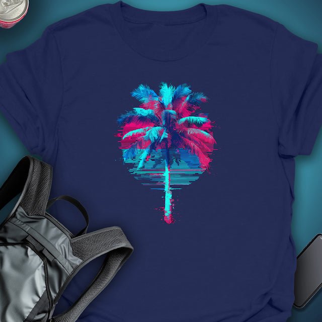 Ultrawave Palm graphic T-shirt – Festival clothing by Triptees