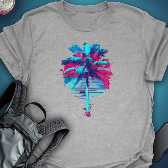 Ultrawave Palm graphic T-shirt – Festival clothing by Triptees