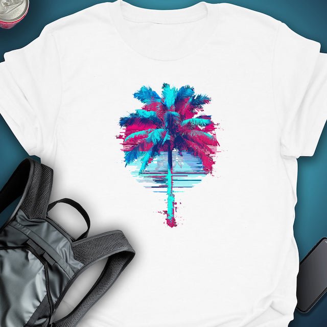 Ultrawave Palm graphic T-shirt – Festival clothing by Triptees