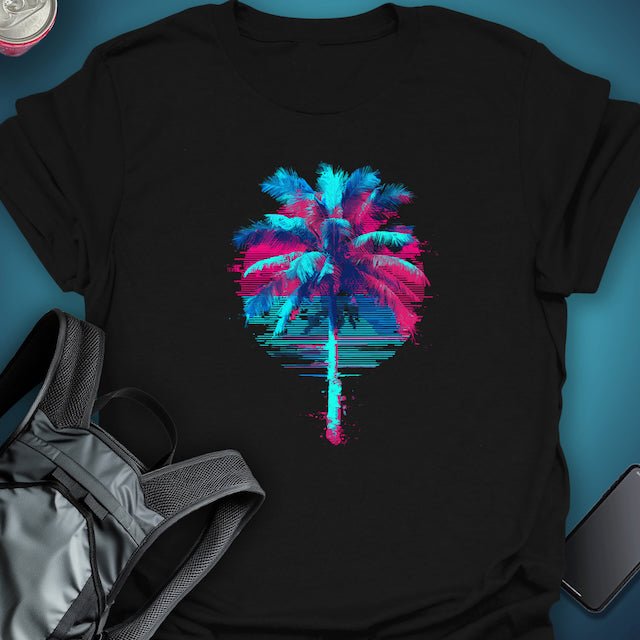 Ultrawave Palm graphic T-shirt – Festival clothing by Triptees