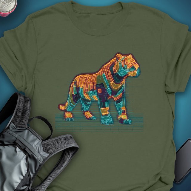 Verdant Sentinel graphic T-shirt – Festival clothing by Triptees