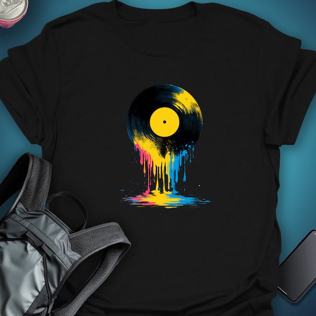 Vinyl Drip graphic T-shirt – Festival clothing by Triptees
