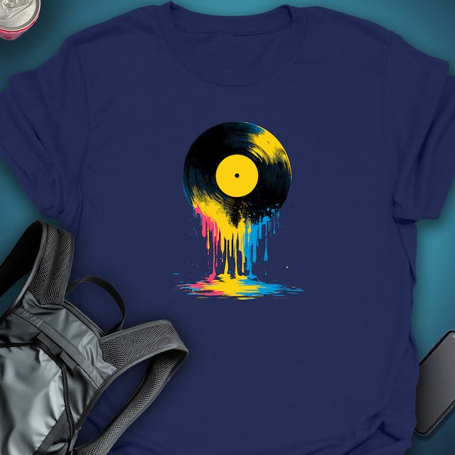 Vinyl Drip graphic T-shirt – Festival clothing by Triptees