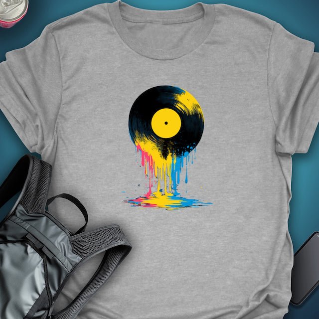 Vinyl Drip graphic T-shirt – Festival clothing by Triptees