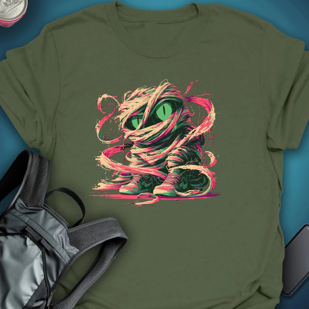 Wrapped Wrong graphic T-shirt – Festival clothing by Triptees
