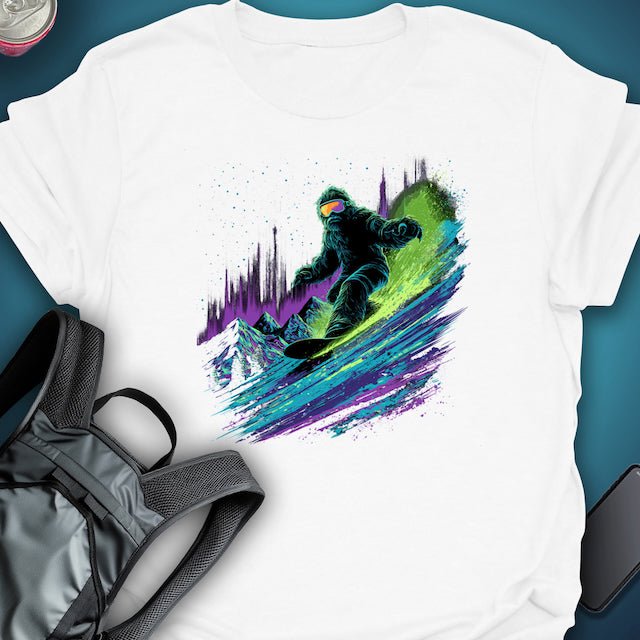 Yeti Ride graphic T-shirt – Festival clothing by Triptees