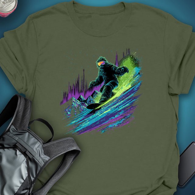 Yeti Ride graphic T-shirt – Festival clothing by Triptees