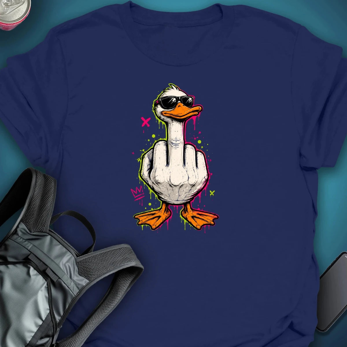 Zero Ducks Graphic T-Shirt graphic T-shirt – Festival clothing by Triptees