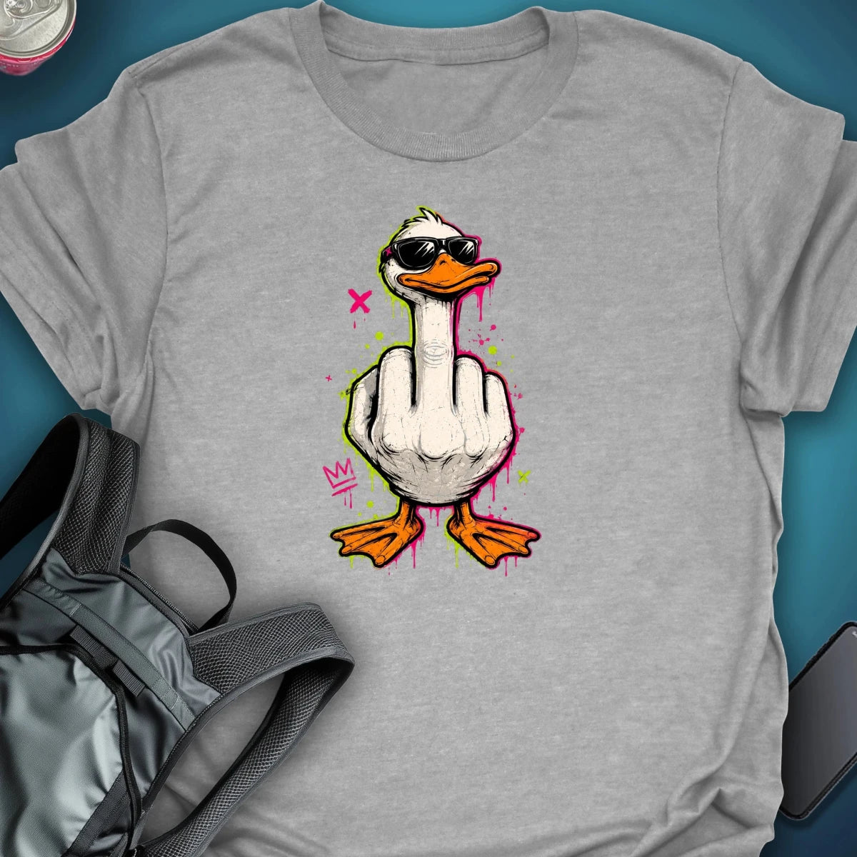 Zero Ducks Graphic T-Shirt graphic T-shirt – Festival clothing by Triptees