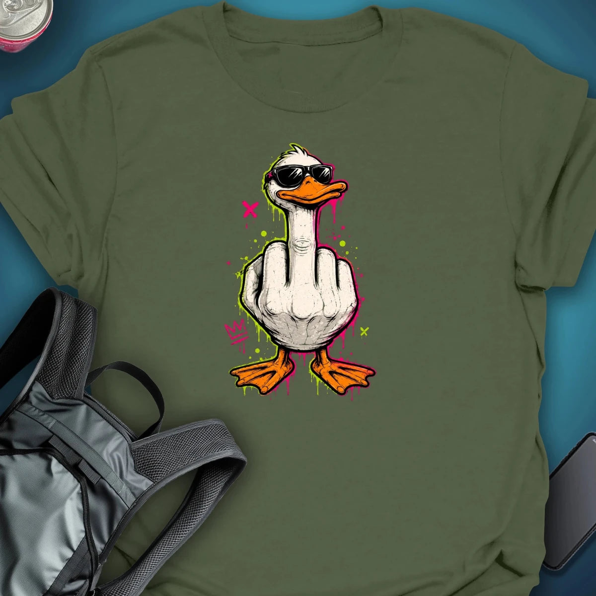 Zero Ducks Graphic T-Shirt graphic T-shirt – Festival clothing by Triptees