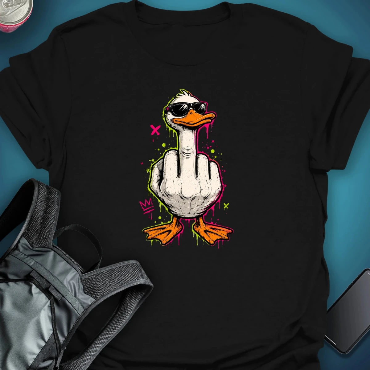Zero Ducks Graphic T-Shirt graphic T-shirt – Festival clothing by Triptees