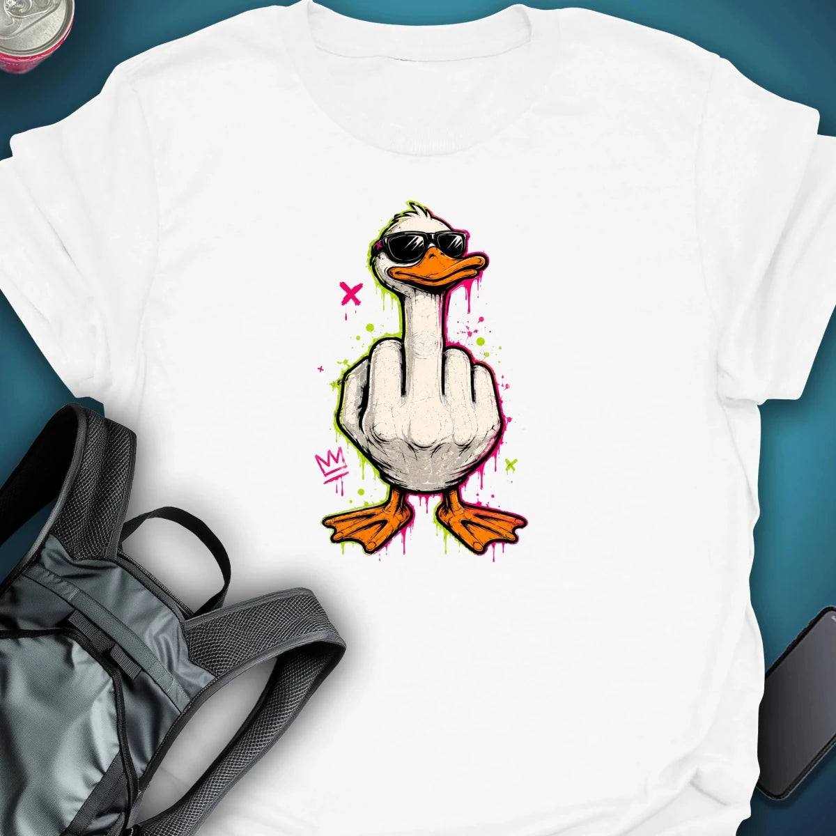 Zero Ducks Graphic T-Shirt graphic T-shirt – Festival clothing by Triptees